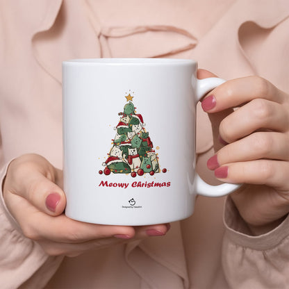 【クリスマス限定商品】マグカップ 猫イラスト 猫クリスマス
