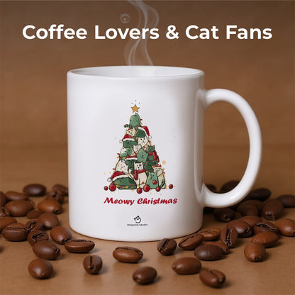 【クリスマス限定商品】マグカップ 猫イラスト 猫クリスマス