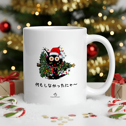 【クリスマス限定商品】マグカップ 猫イラスト 猫クリスマス