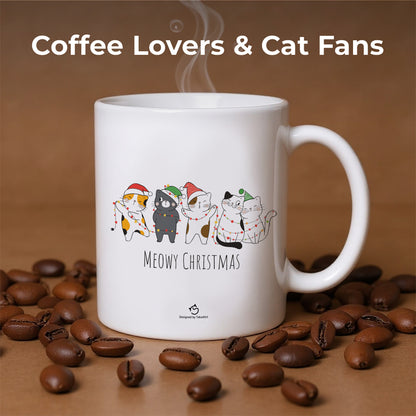 【クリスマス限定商品】マグカップ 猫イラスト 猫クリスマス