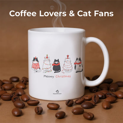 【クリスマス限定商品】マグカップ 猫イラスト 猫クリスマス