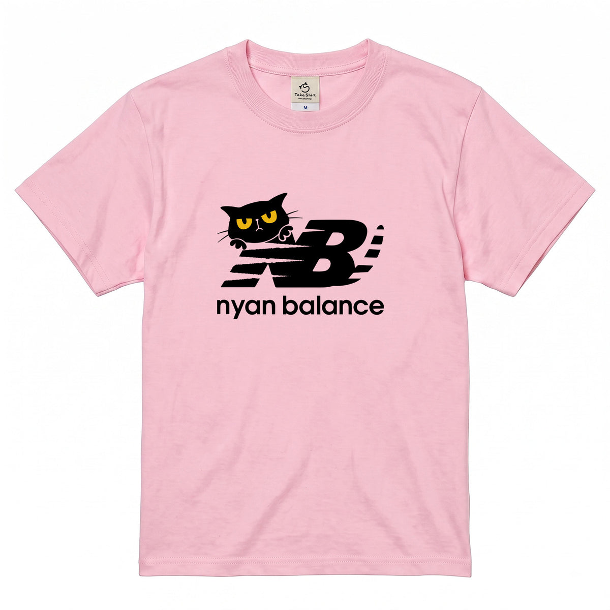 Nyan Balance 猫Tシャツ ｜おもしろ猫デザイン