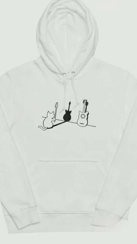 猫 パーカー ねこ かわいい 猫イラスト 猫ギター