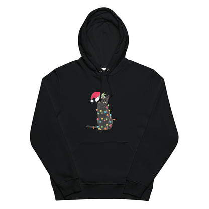 【クリスマス限定商品】猫 パーカー ねこ かわいい 猫イラスト 猫クリスマス.