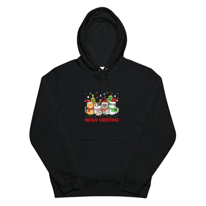 【クリスマス限定商品】猫 パーカー ねこ かわいい 猫イラスト 猫クリスマス.