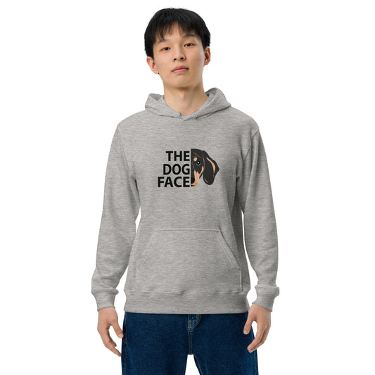 犬 パーカー 犬イラスト いぬ かわいい ダックス フンド THE DOG FACE.