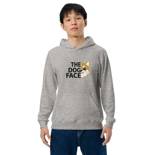 犬 パーカー 犬イラスト いぬ かわいい 柴犬 THE DOG FACE.