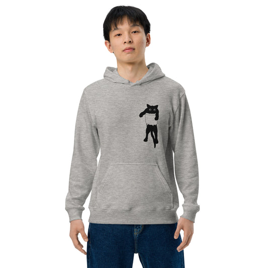 猫 パーカー ねこ かわいい 猫イラスト可愛い猫 ポケット猫 1.