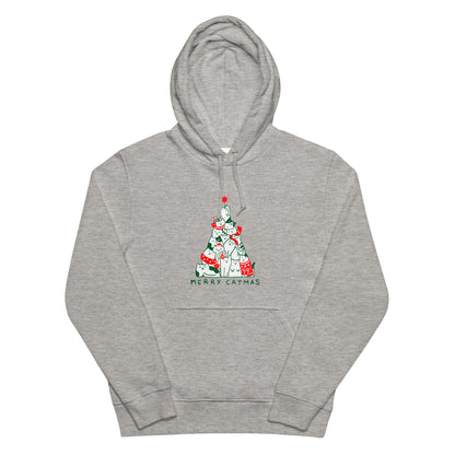 【クリスマス限定商品】猫 パーカー ねこ かわいい 猫イラスト 猫クリスマス.