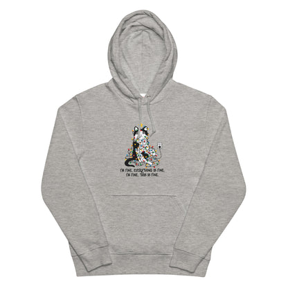 【クリスマス限定商品】猫 パーカー ねこ かわいい 猫イラスト 猫クリスマス.