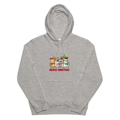 【クリスマス限定商品】猫 パーカー ねこ かわいい 猫イラスト 猫クリスマス.