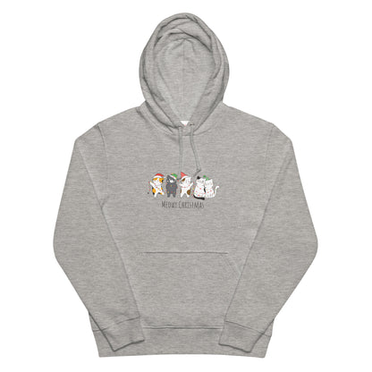 【クリスマス限定商品】猫 パーカー ねこ かわいい 猫イラスト 猫クリスマス.