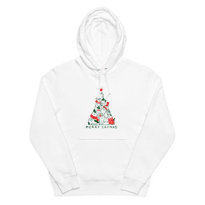 【クリスマス限定商品】猫 パーカー ねこ かわいい 猫イラスト 猫クリスマス.