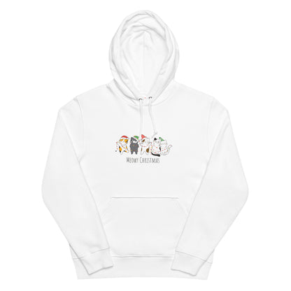 【クリスマス限定商品】猫 パーカー ねこ かわいい 猫イラスト 猫クリスマス.