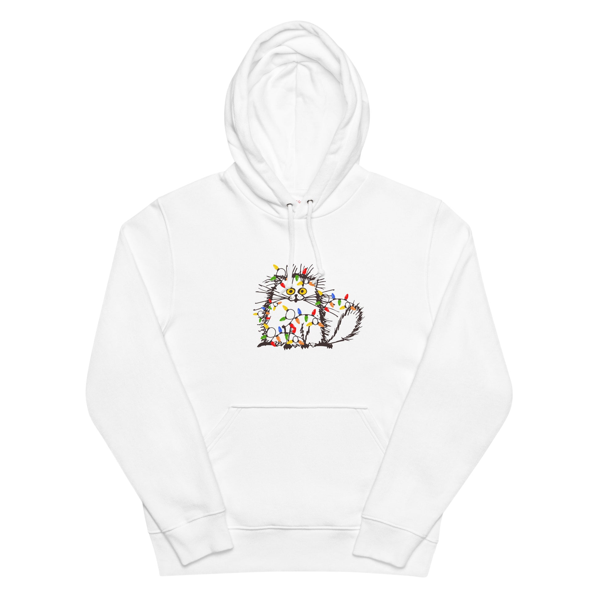 【クリスマス限定商品】猫 パーカー ねこ かわいい 猫イラスト 猫クリスマス.