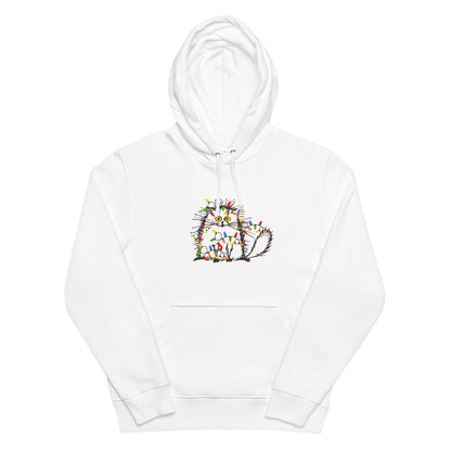 【クリスマス限定商品】猫 パーカー ねこ かわいい 猫イラスト 猫クリスマス.