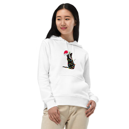 【クリスマス限定商品】猫 パーカー ねこ かわいい 猫イラスト 猫クリスマス.