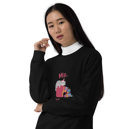 【クリスマス限定商品】猫 トレーナー ねこ かわいい 猫イラスト 猫クリスマス.