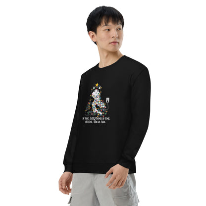 【クリスマス限定商品】猫 トレーナー ねこ かわいい 猫イラスト 猫クリスマス.