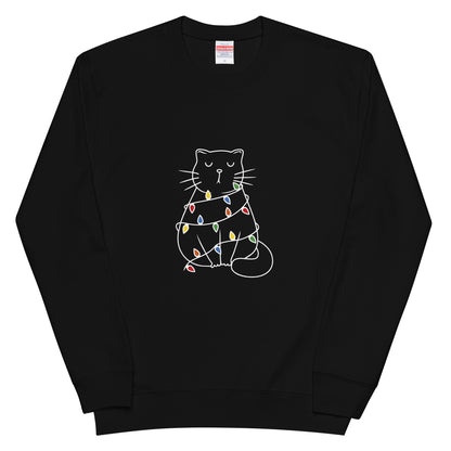 【クリスマス限定商品】猫 トレーナー ねこ かわいい 猫イラスト 猫クリスマス.