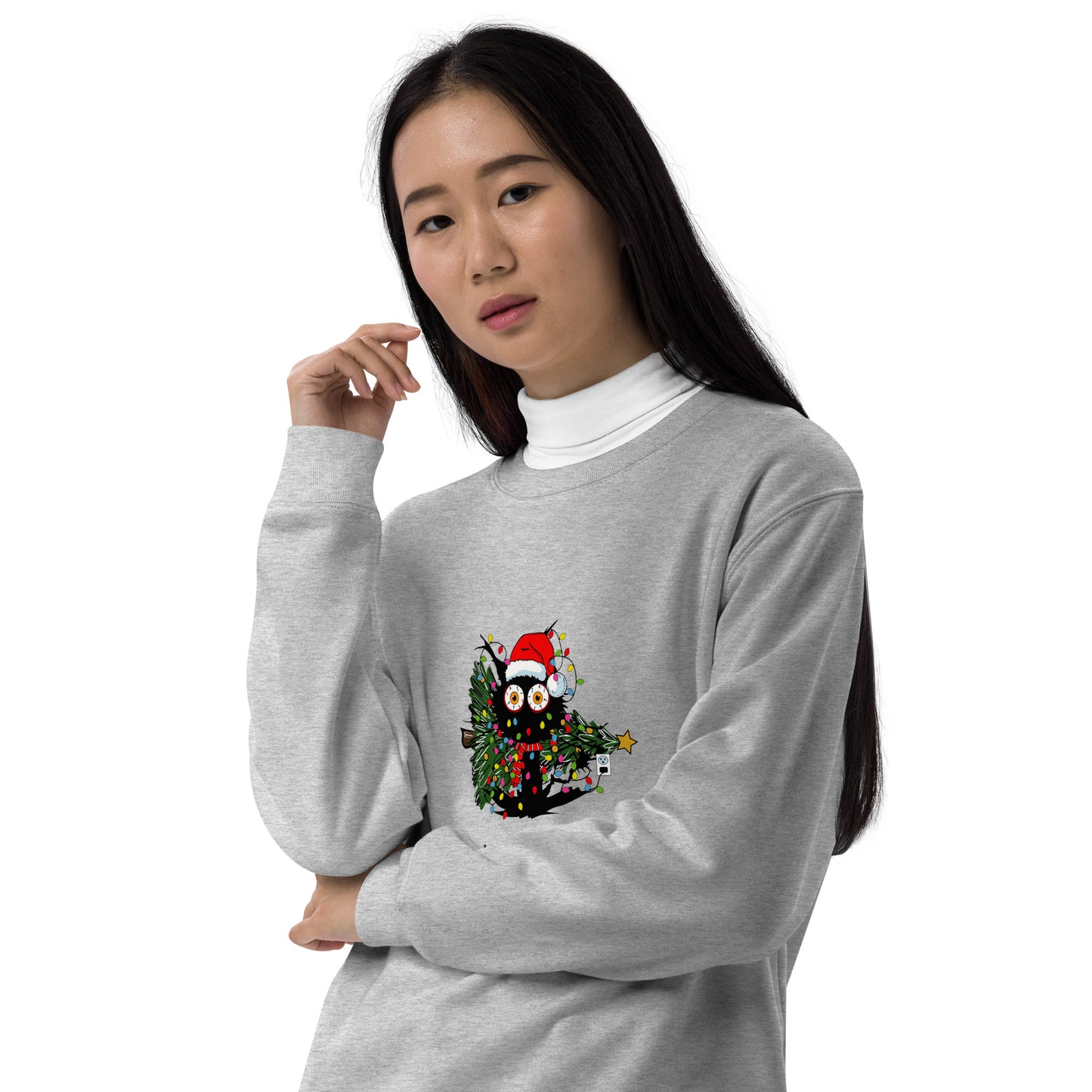 【クリスマス限定商品】猫 トレーナー ねこ かわいい 猫イラスト 猫クリスマス.