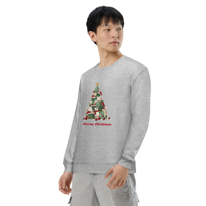 【クリスマス限定商品】猫 トレーナー ねこ かわいい 猫イラスト 猫クリスマス.