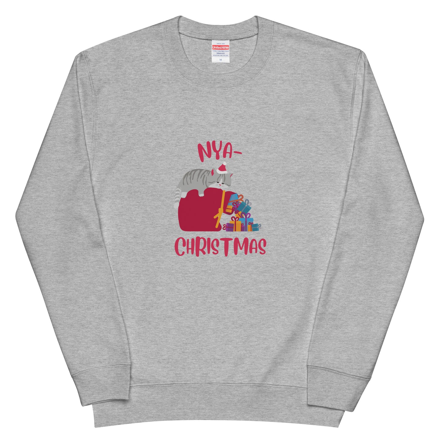 【クリスマス限定商品】猫 トレーナー ねこ かわいい 猫イラスト 猫クリスマス.