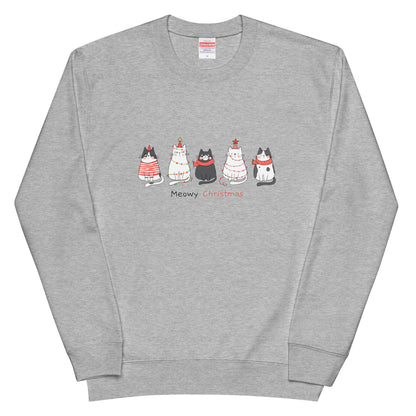 【クリスマス限定商品】猫 トレーナー ねこ かわいい 猫イラスト 猫クリスマス.