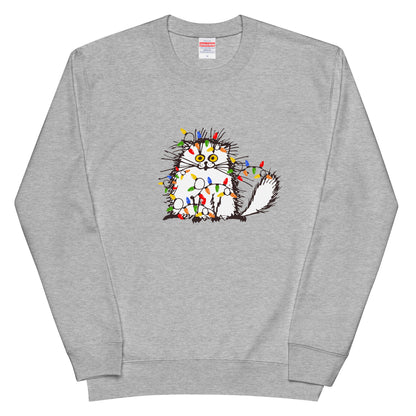 【クリスマス限定商品】猫 トレーナー ねこ かわいい 猫イラスト 猫クリスマス.