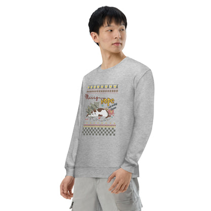 【クリスマス限定商品】猫 トレーナー ねこ かわいい 猫イラスト 猫クリスマス.