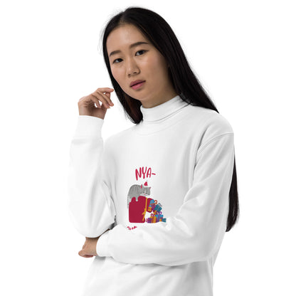 【クリスマス限定商品】猫 トレーナー ねこ かわいい 猫イラスト 猫クリスマス.