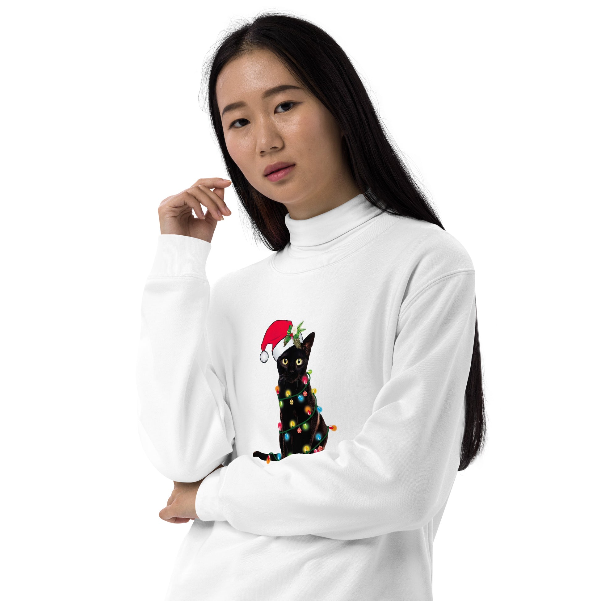 【クリスマス限定商品】猫 トレーナー ねこ かわいい 猫イラスト 猫クリスマス.