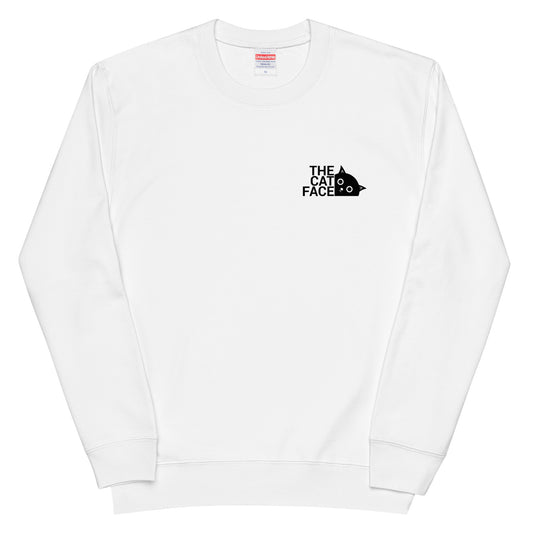 猫 トレーナー ねこ かわいい 猫イラスト THE CAT FACE.