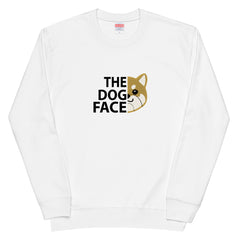 犬 トレーナー いぬ かわいい 犬イラスト 柴犬 THE DOG FACE.