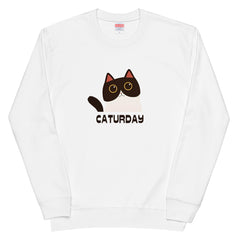 猫 トレーナー ねこ かわいい 猫イラスト Caturday.