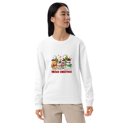 【クリスマス限定商品】猫 トレーナー ねこ かわいい 猫イラスト 猫クリスマス.