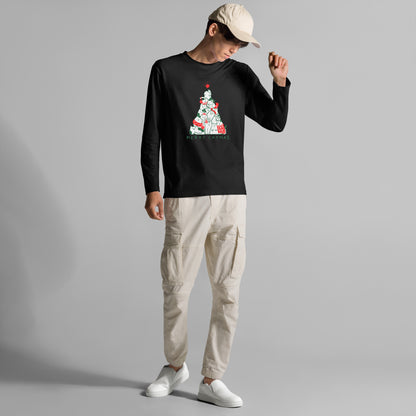 【クリスマス限定商品】猫 ロン t 猫 長袖 t シャツ ねこ 猫イラスト 猫クリスマス.