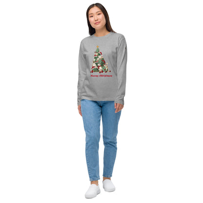 【クリスマス限定商品】猫 ロン t 猫 長袖 t シャツ ねこ 猫イラスト 猫クリスマス.