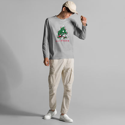 【クリスマス限定商品】猫 ロン t 猫 長袖 t シャツ ねこ 猫イラストニャークリスマス.