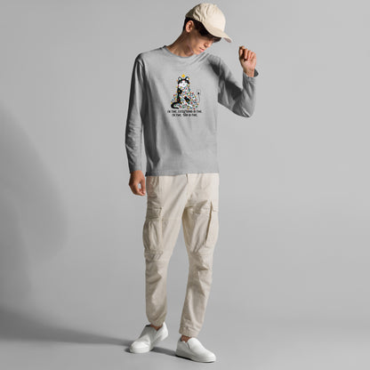 【クリスマス限定商品】猫 ロン t 猫 長袖 t シャツ ねこ 猫イラスト 猫クリスマス.