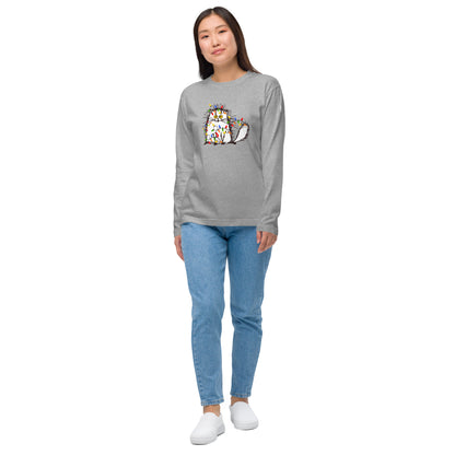 【クリスマス限定商品】猫 ロン t 猫 長袖 t シャツ ねこ 猫イラスト 猫クリスマス.