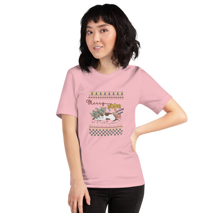 【クリスマス限定商品】猫tシャツ ねこ 猫イラスト 猫クリスマス.