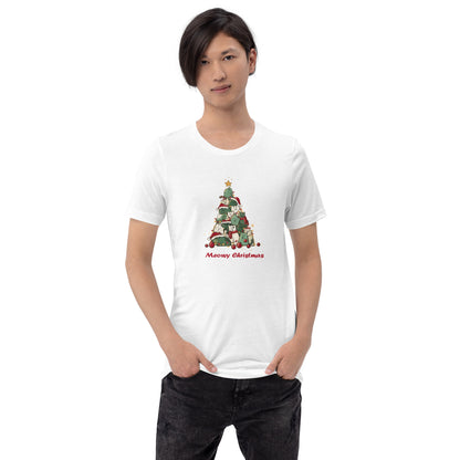 【クリスマス限定商品】猫tシャツ ねこ 猫イラスト 猫クリスマス.