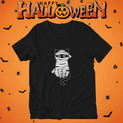 猫tシャツ ねこ 猫イラスト おもしろ tシャツ かわいい ハロウィン｜アダルト&キッズサイズ