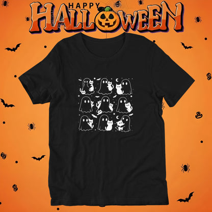 猫tシャツ ねこ 猫イラスト おもしろ tシャツ かわいい ハロウィン｜アダルト&キッズサイズ