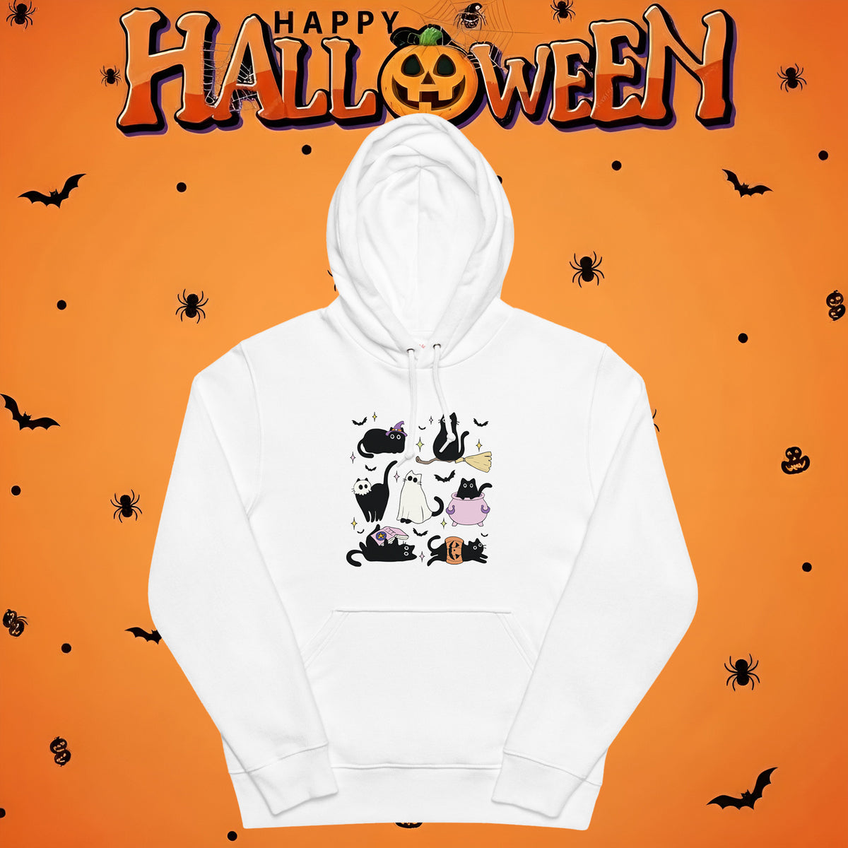 猫 パーカー ねこ かわいい ハロウィン   アダルト&キッズサイズ