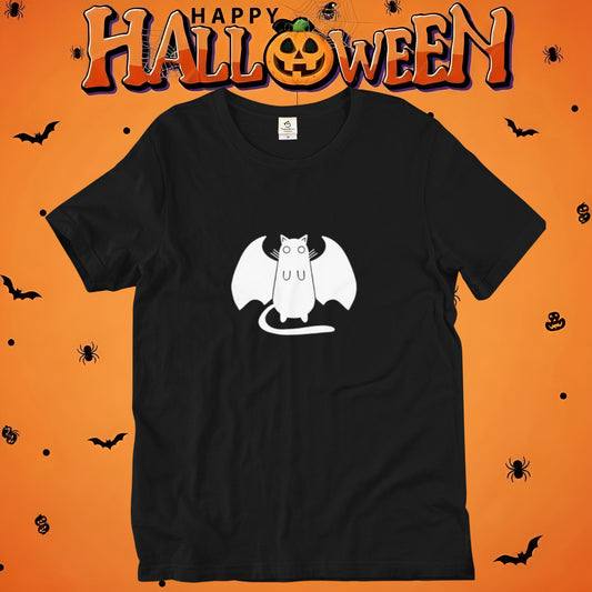 猫tシャツ ねこ 猫イラスト おもしろ tシャツ かわいい ハロウィン｜アダルト&キッズサイズ