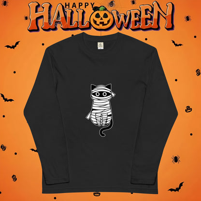 猫 ロン t 猫 長袖 t シャツ ねこ 猫イラスト ハロウィン