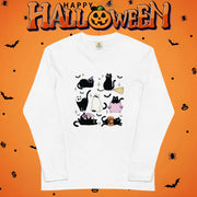 猫 ロン t 猫 長袖 t シャツ ねこ 猫イラスト ハロウィン