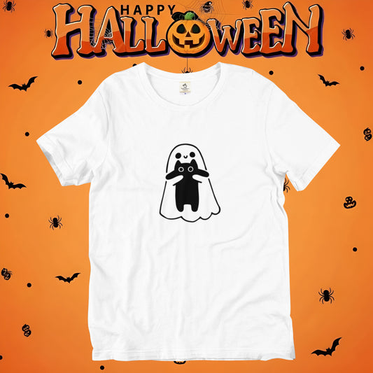 猫tシャツ ねこ 猫イラスト おもしろ tシャツ かわいい ハロウィン｜アダルト&キッズサイズ